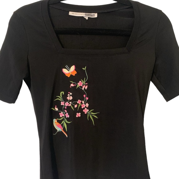 Necessary Object Embroidered Top - Picture 2 of 4